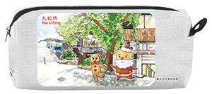 “Movie Scenic Locations in Hong Kong” Special Stamps - Canvas Pencil Case “Movie Scenic Locations in Hong Kong” Special Stamps - Canvas Pencil Case