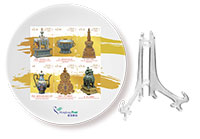 “Hong Kong Palace Museum II” Special Stamps – Commemorative Plate (with display holder)