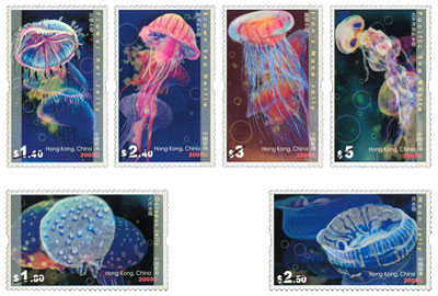 “水母“特别邮票