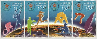 二千年奧林匹克運動會-郵票(1套4枚)