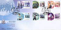 Datestamped First Day Cover affixed with a Set of 6 Stamps Datestamped Datestamped First Day Cover affixed with a Set of 6 Stamps